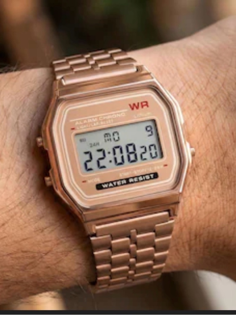 Rose Gold Digital Retro Watch - Unbranded NWOT!